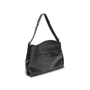Black Calf Leather Bos Taurus Shoulder Bag
