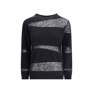 Black Fleece Wool Cashmere Sweater