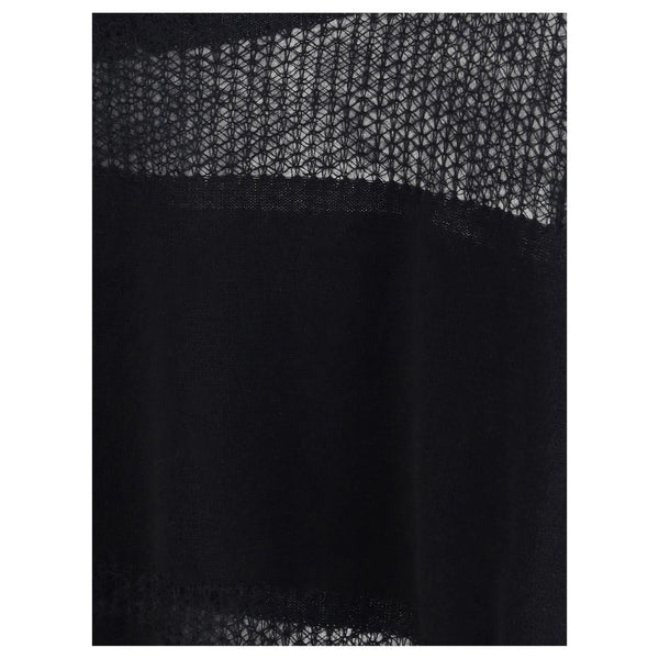 Black Fleece Wool Cashmere Sweater