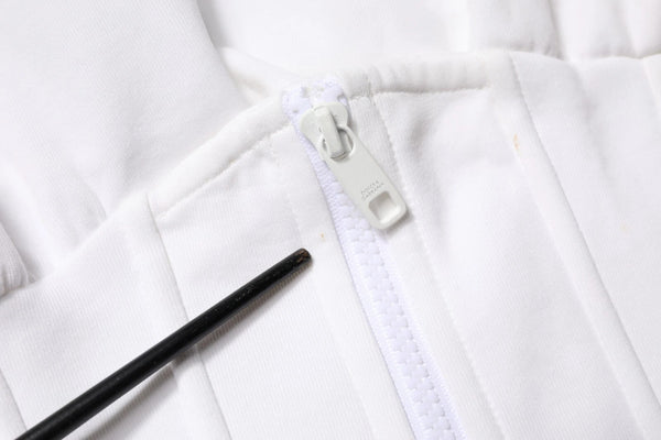 White Corset Stretch Cotton Top T-shirt