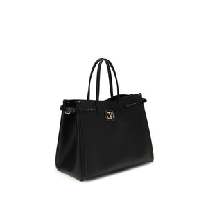 Black Calf Leather Bos Taurus Handbag