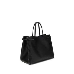 Black Calf Leather Bos Taurus Handbag