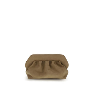 Beige Other Fibres Clutch Bag
