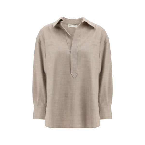 Beige Wool Shirt