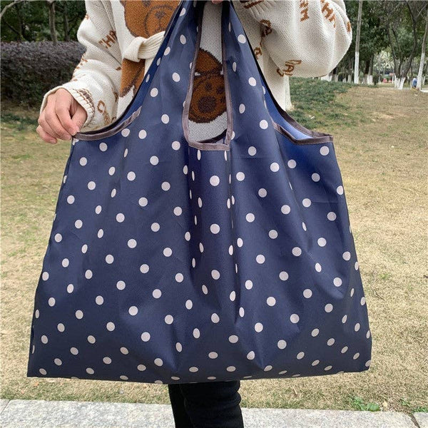 Creative Printed Foldable Single-Shoulder Shopping Bag