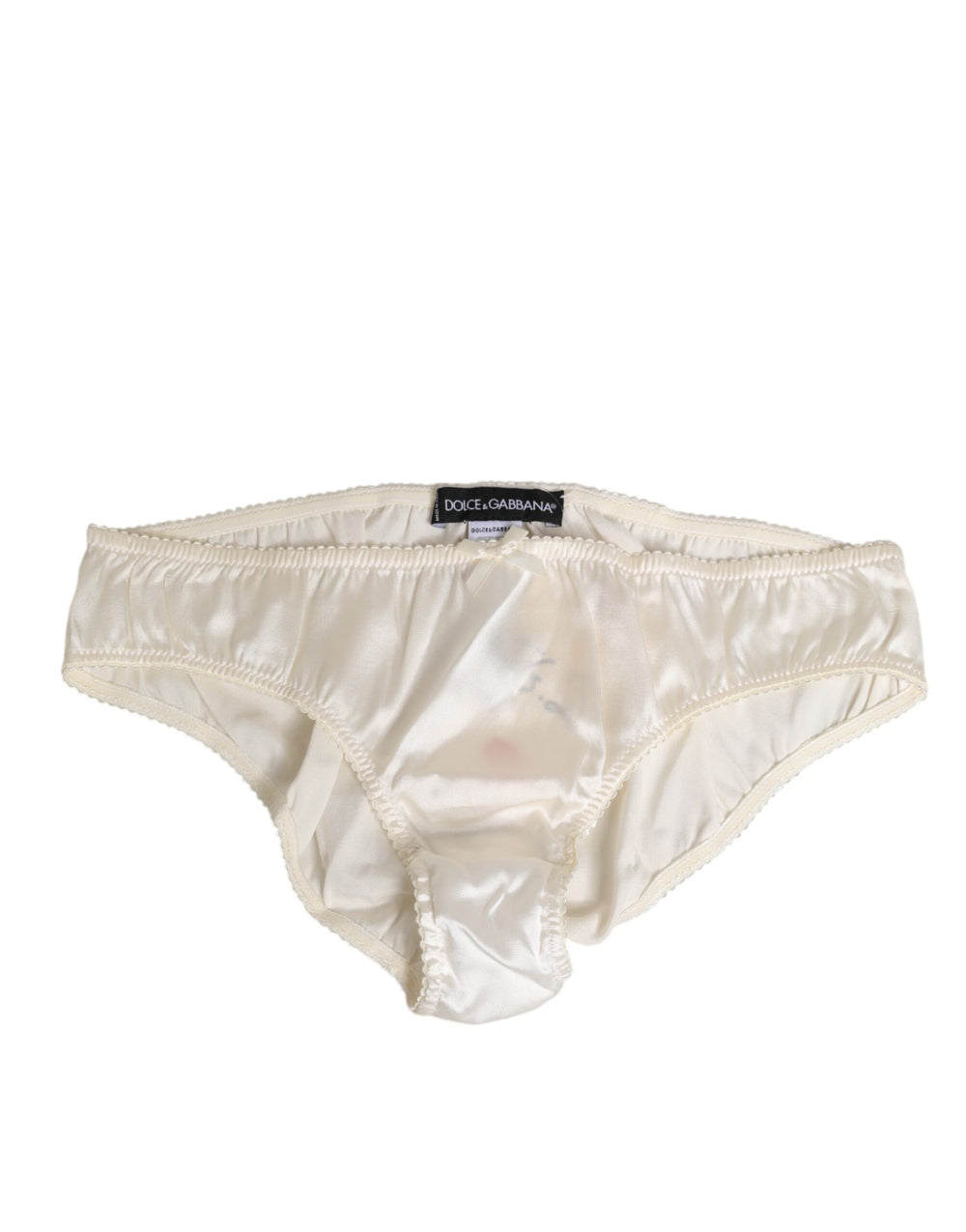 White Silk Satin Lingerie Panty  Underwear