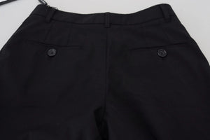 Black High Waist Skinny Trouser STAFF Pants