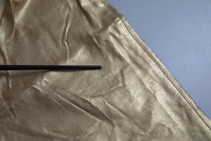 Gold High Waist Skinny Women Metallic Pants