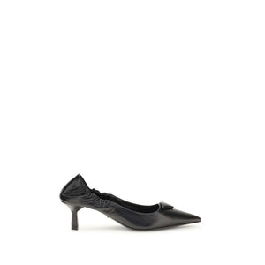 Black Calf Leather Bos Taurus High Heel Pumps