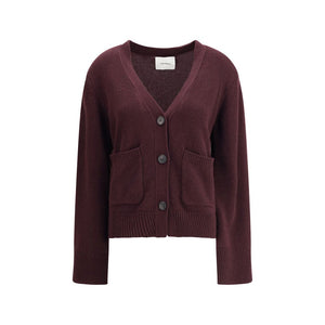 Purple Cashmere Cardigan