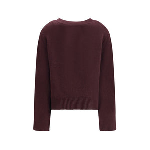Purple Cashmere Cardigan