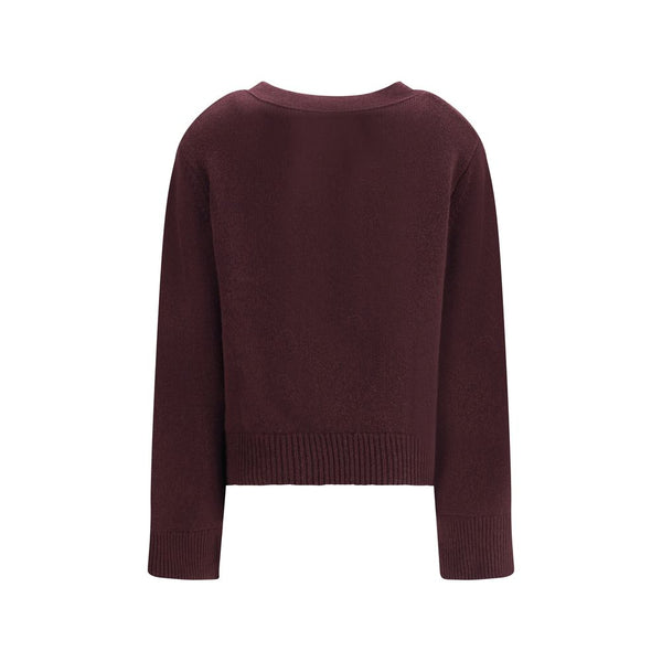 Purple Cashmere Cardigan