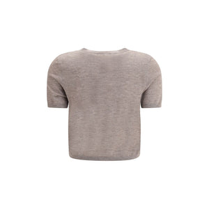 Beige Cashmere Cardigan