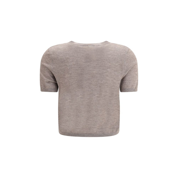 Beige Cashmere Cardigan