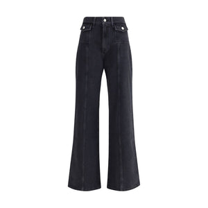 Black Cotton Jeans Denim