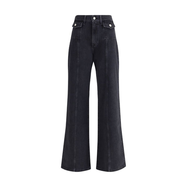 Black Cotton Jeans Denim