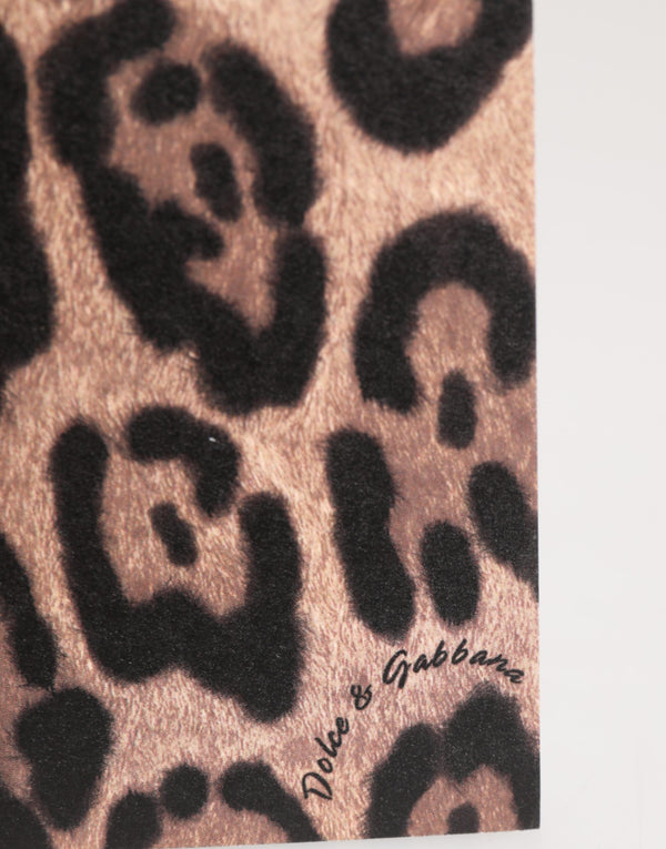 Multicolor Leopard Print Envelope Paper Post Card Holder