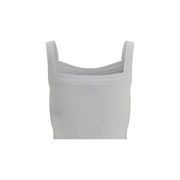 White Polyamide Top