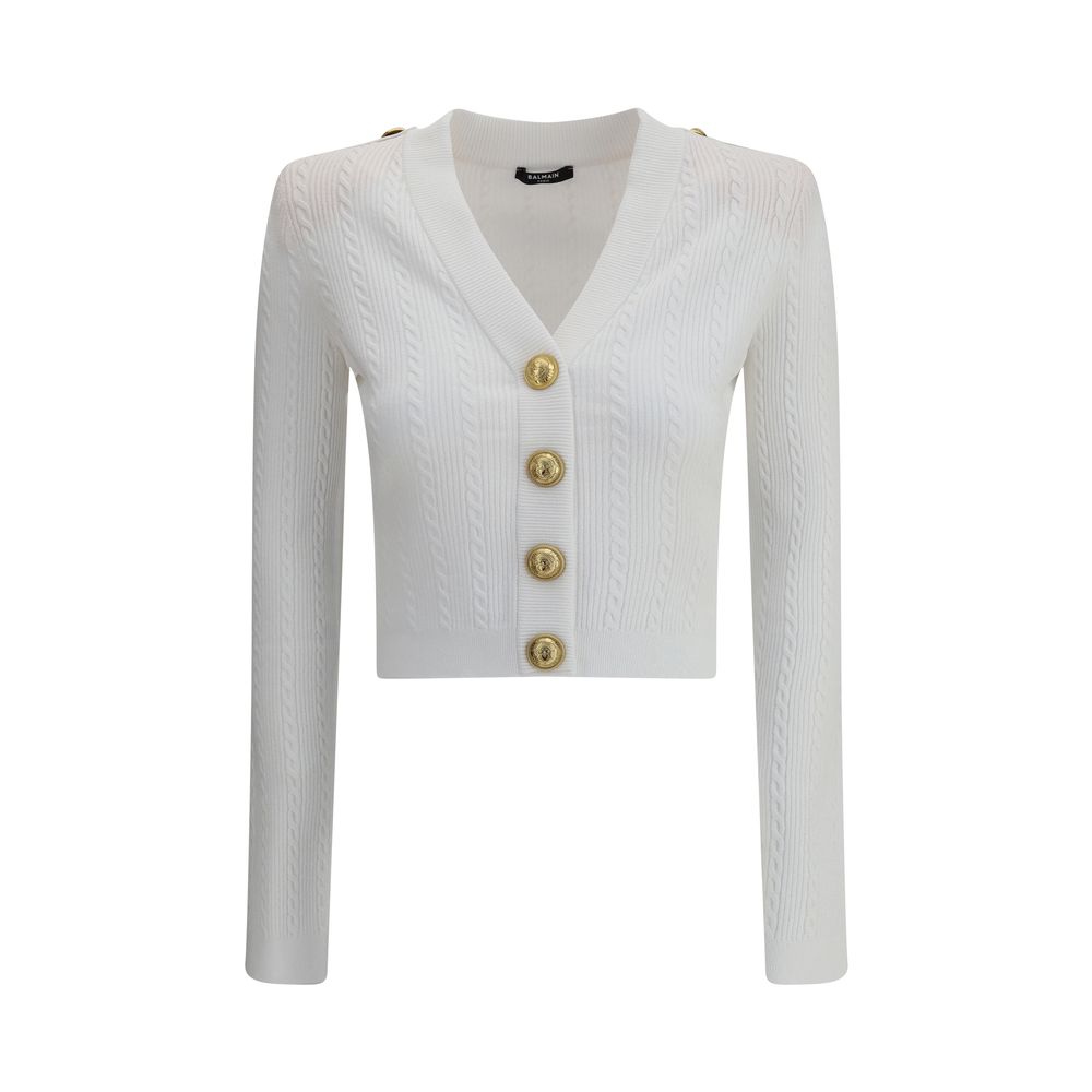 White Viscose Cardigan