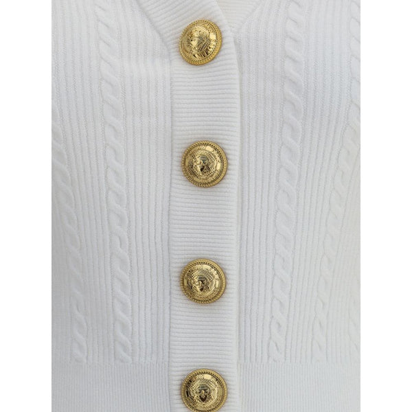 White Viscose Cardigan