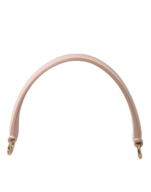 Strap Pink Leather Gold Tone Big Bag Handle Shoulder Strap