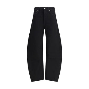 Black Recycled Cotton High-Waisted Jean