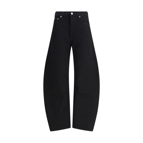 Black Recycled Cotton High-Waisted Jean