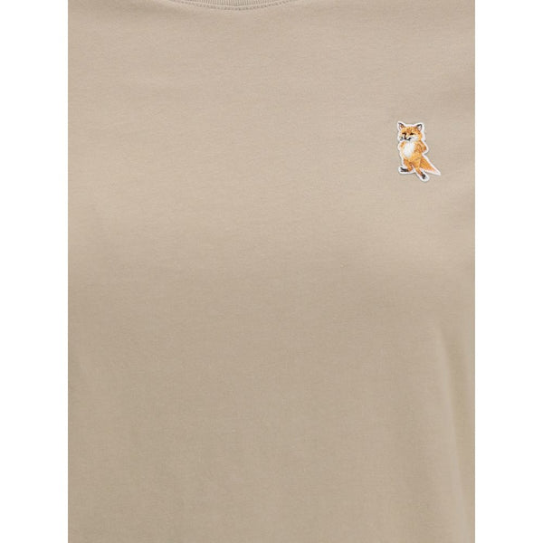 Beige Cotton T-Shirt