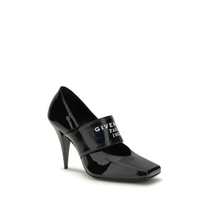 Black Calf Leather Bos Taurus High Heel Pumps