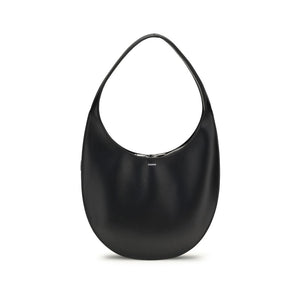 Black Calf Leather Bos Taurus Shoulder Bag