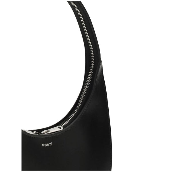 Black Leather Shoulder Bag