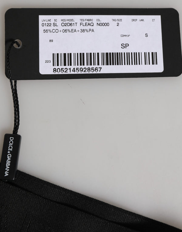 Black DG Logo Lace High Brief Panty Underwear