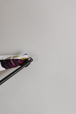 White Floral Print Halter Bikini Top Swimwear