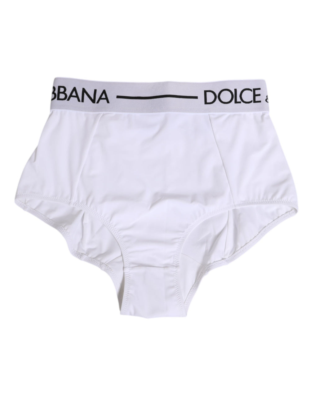 White Nylon Logo Waistband Coulotte Underwear