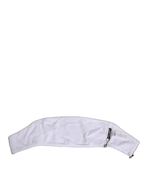 White Nylon Strapless Corset Top Underwear