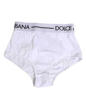 White Nylon Logo Waistband Panty Underwear