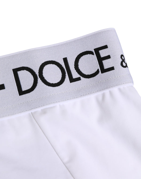 White Nylon Logo Waistband Panty Underwear