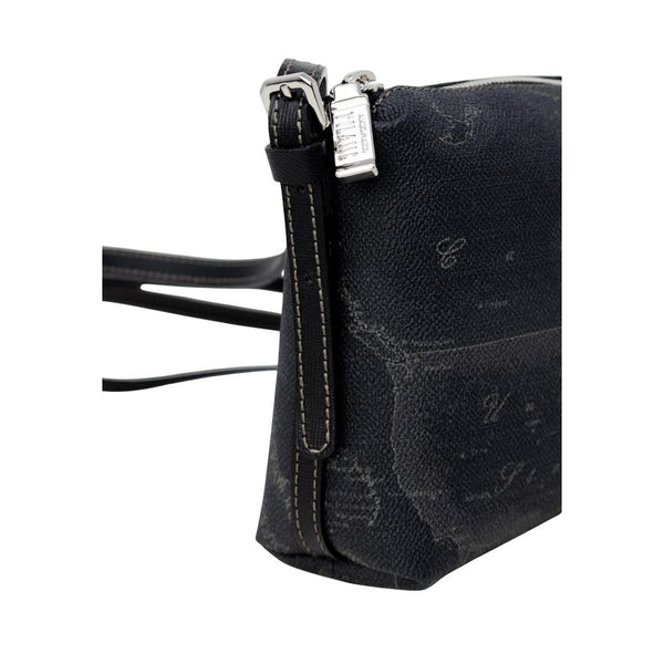 Black Polyester Handbag