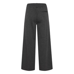 Gray Recycled Polyester Flared Pants