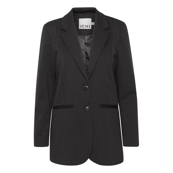 Black Recycled Polyester Blazer