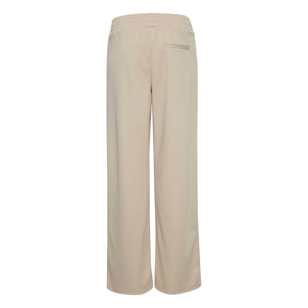 Beige Recycled Polyurethane Casual Pants