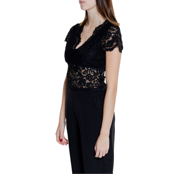 Black Polyamide Top