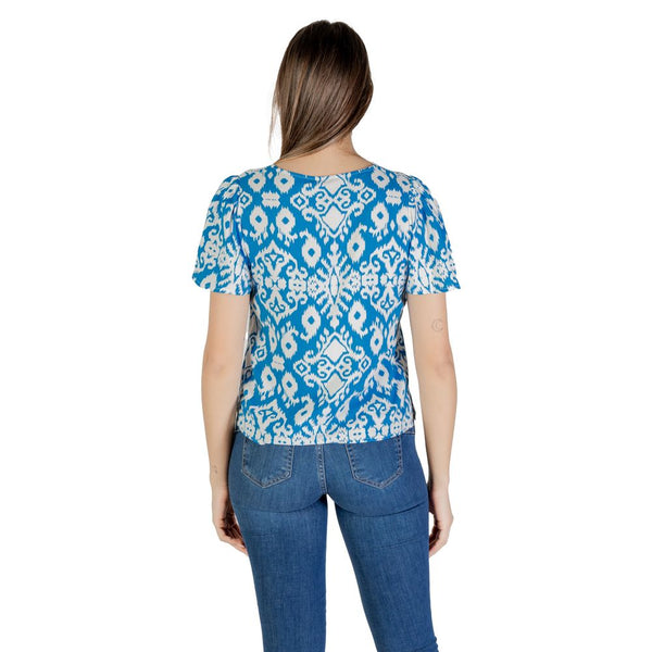 Blue Viscose Blouse