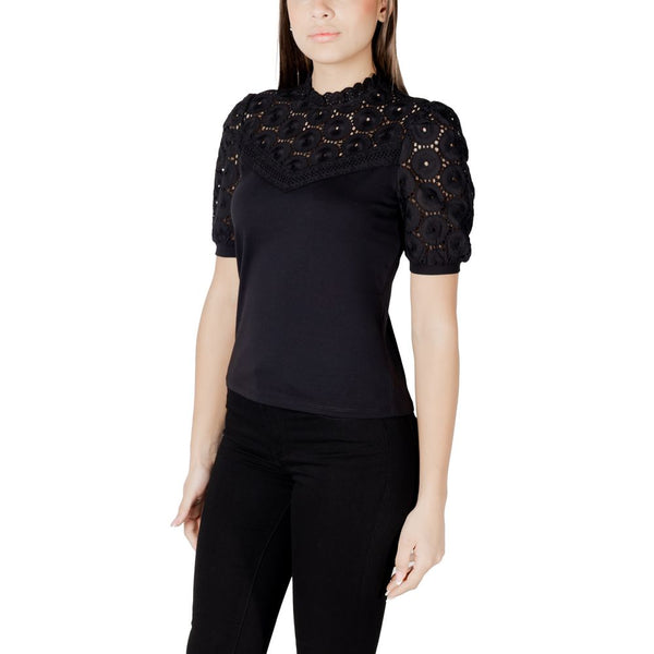 Black Cotton T-Shirt