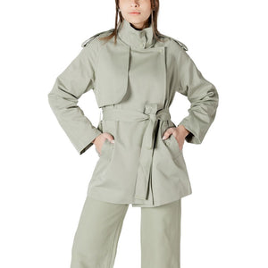 Bicolor Cotton Parka