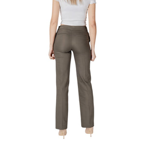 Bicolor Cotton Casual Pants