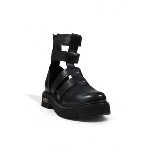 Black Leather Sandals