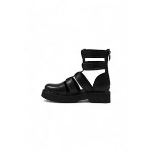 Black Leather Sandals