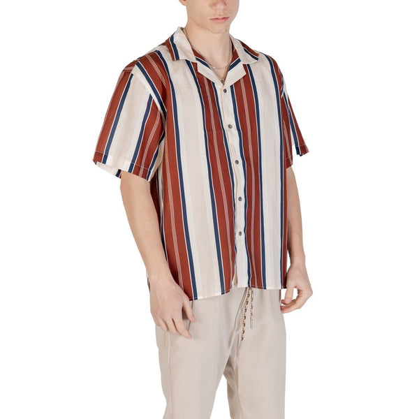 Beige Linen Shortsleeve Shirt