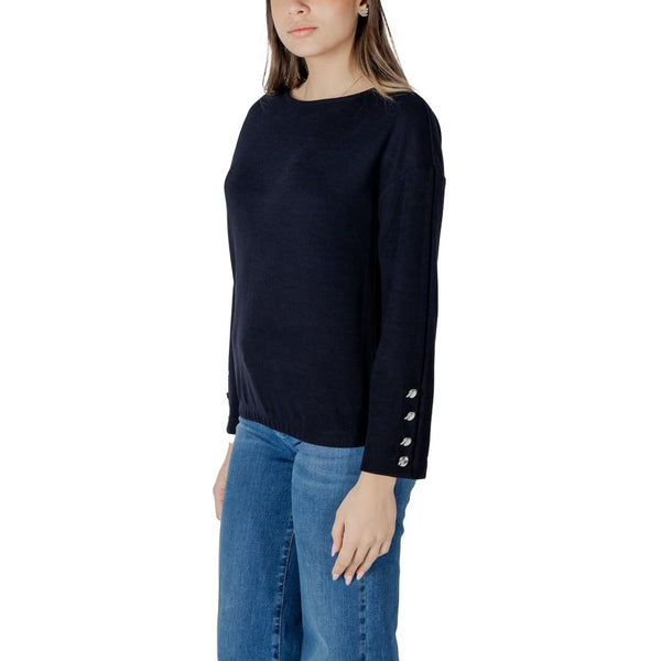 Blue Polyester Sweatshirt
